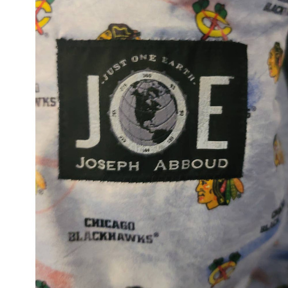 Joseph Abboud Chicago Blackhawks Men's 100% Wool Blazer 46R/42R - Picture 8 of 9